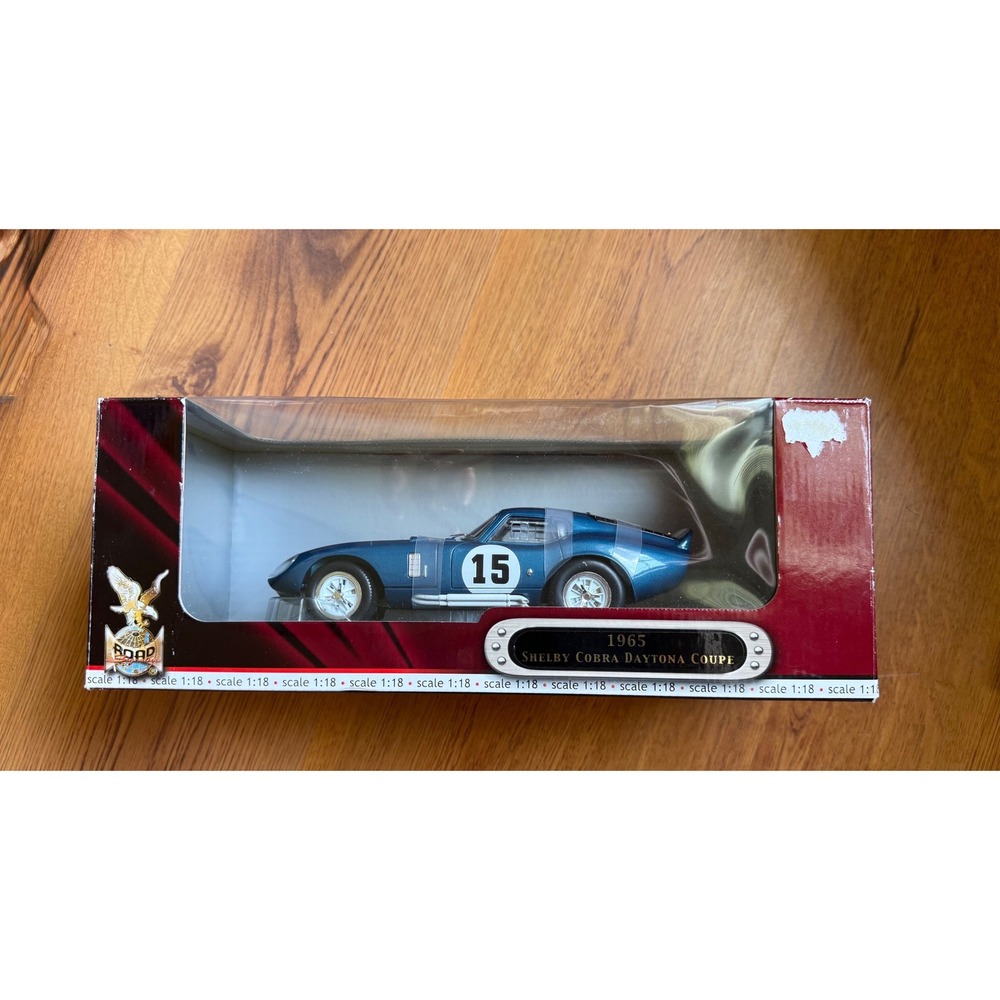Road Signature 1965‎ Shelby Cobra
Daytona Coupe 1:18 Diecast Blue #15
NO. 92408
